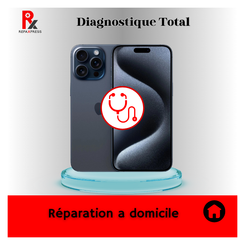 Diagnostique Total Iphone 15 Pro Max